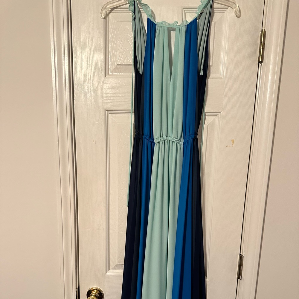 Blue spring/summer dress.
